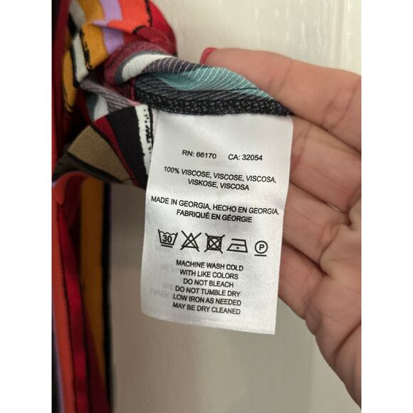 Free People Women's Multicolor Striped ruby shirt tunic Dress Size Large - Picture 4 of 8